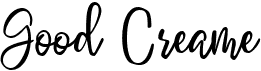 preview image of the Good Creame font