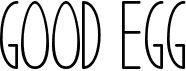 preview image of the Good Egg font