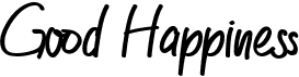 preview image of the Good Happiness font