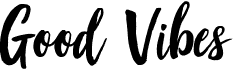 preview image of the Good Vibes font