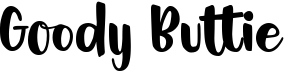 preview image of the Goody Buttie font