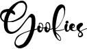preview image of the Goofies font