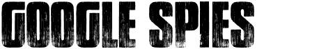 preview image of the Google spies font