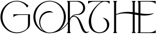 preview image of the Gorthe font
