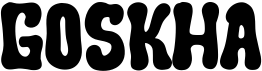 preview image of the Goskha font