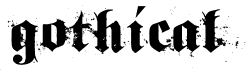 preview image of the Gothical font