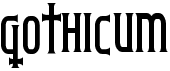 preview image of the Gothicum font