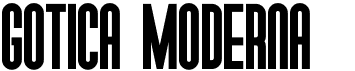 preview image of the Gotica Moderna KK font