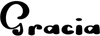 preview image of the Gracia font