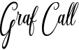 preview image of the Graf Call font
