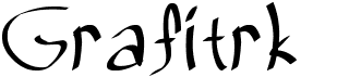 preview image of the Grafitrk font