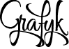 preview image of the Grafyk font