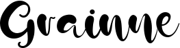preview image of the Grainne font