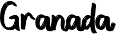 preview image of the Granada font