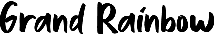 preview image of the Grand Rainbow font