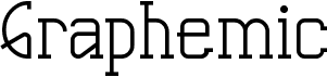 preview image of the Graphemic font
