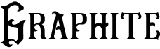 preview image of the Graphite font