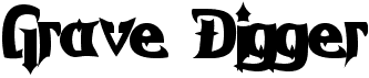 preview image of the Grave Digger font