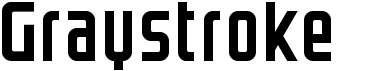 preview image of the Graystroke font