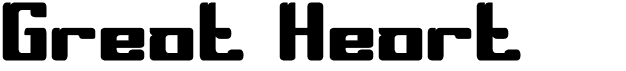 preview image of the Great Heart font