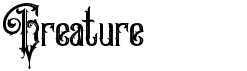 preview image of the Greature font