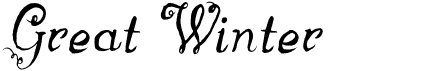 preview image of the Great Winter font