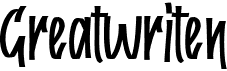 preview image of the Greatwriten font