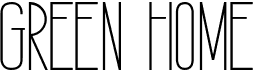 preview image of the Green Home font