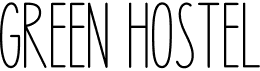 preview image of the Green Hostel font
