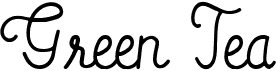 preview image of the Green Tea font