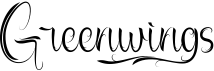 preview image of the Greenwings font