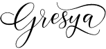 preview image of the Gresya font