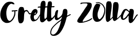 preview image of the Gretty Zolla font