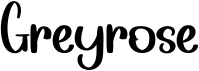 preview image of the Greyrose font