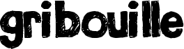 preview image of the Gribouille font
