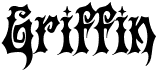 preview image of the Griffin font
