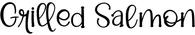 preview image of the Grilled Salmon font