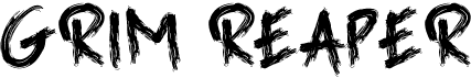 preview image of the Grim Reaper font
