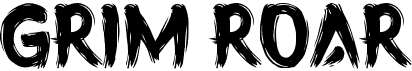 preview image of the Grimroar font