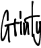 preview image of the Grinty font