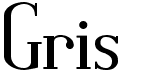 preview image of the Gris font