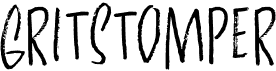preview image of the Gritstomper font