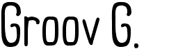 preview image of the Groov G. font