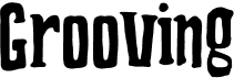preview image of the Grooving font