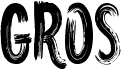 preview image of the Gros font
