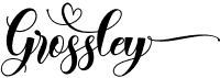 preview image of the Grossley font