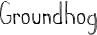 preview image of the Groundhog font