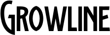 preview image of the Growline font