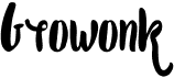 preview image of the Growonk font