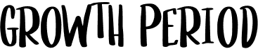 preview image of the Growth Period font